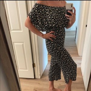 Off the shoulder jumpsuit